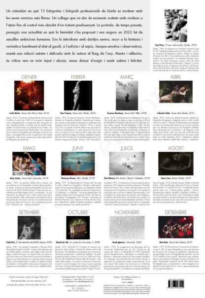 Calendario de pared ARTS FUGIT 2022