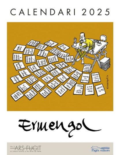 Portada del calendario Arts Fugit dedicado al dibujante Ermengol,